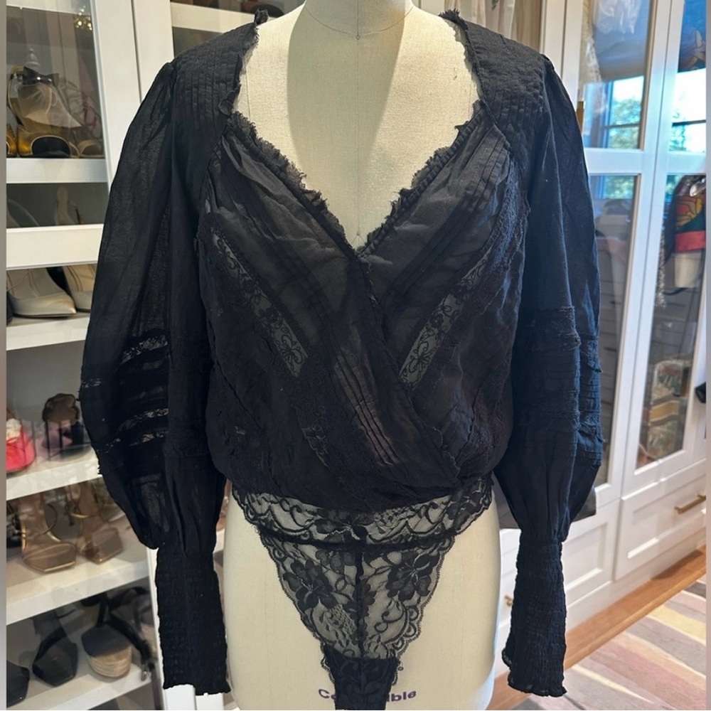 Free People The Eloise Smocked Bodysuit - Picture 11 of 15